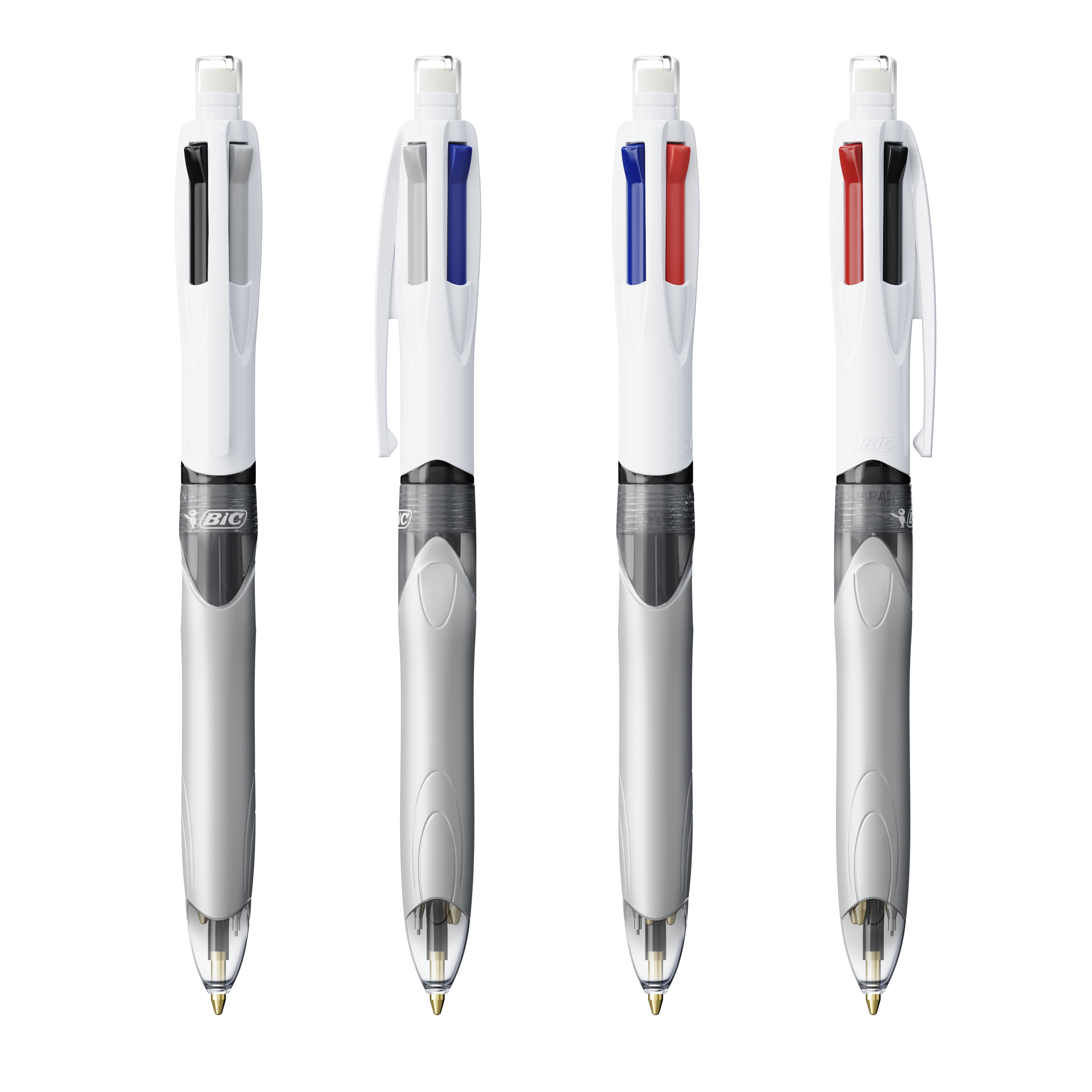 BIC® 4 Couleurs® 3+1Hb ballpen