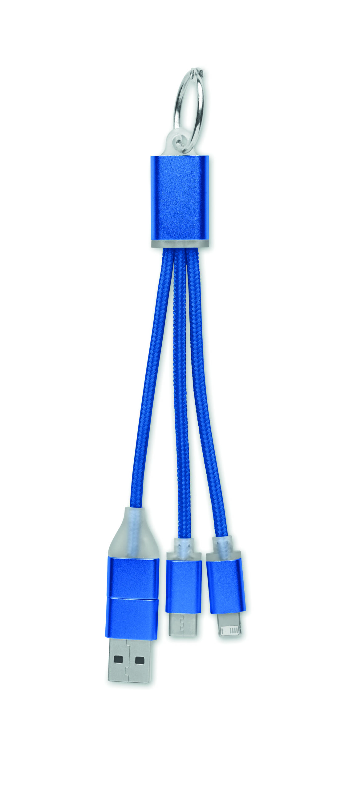Porte-clés avec câble de chargement 2 en 1