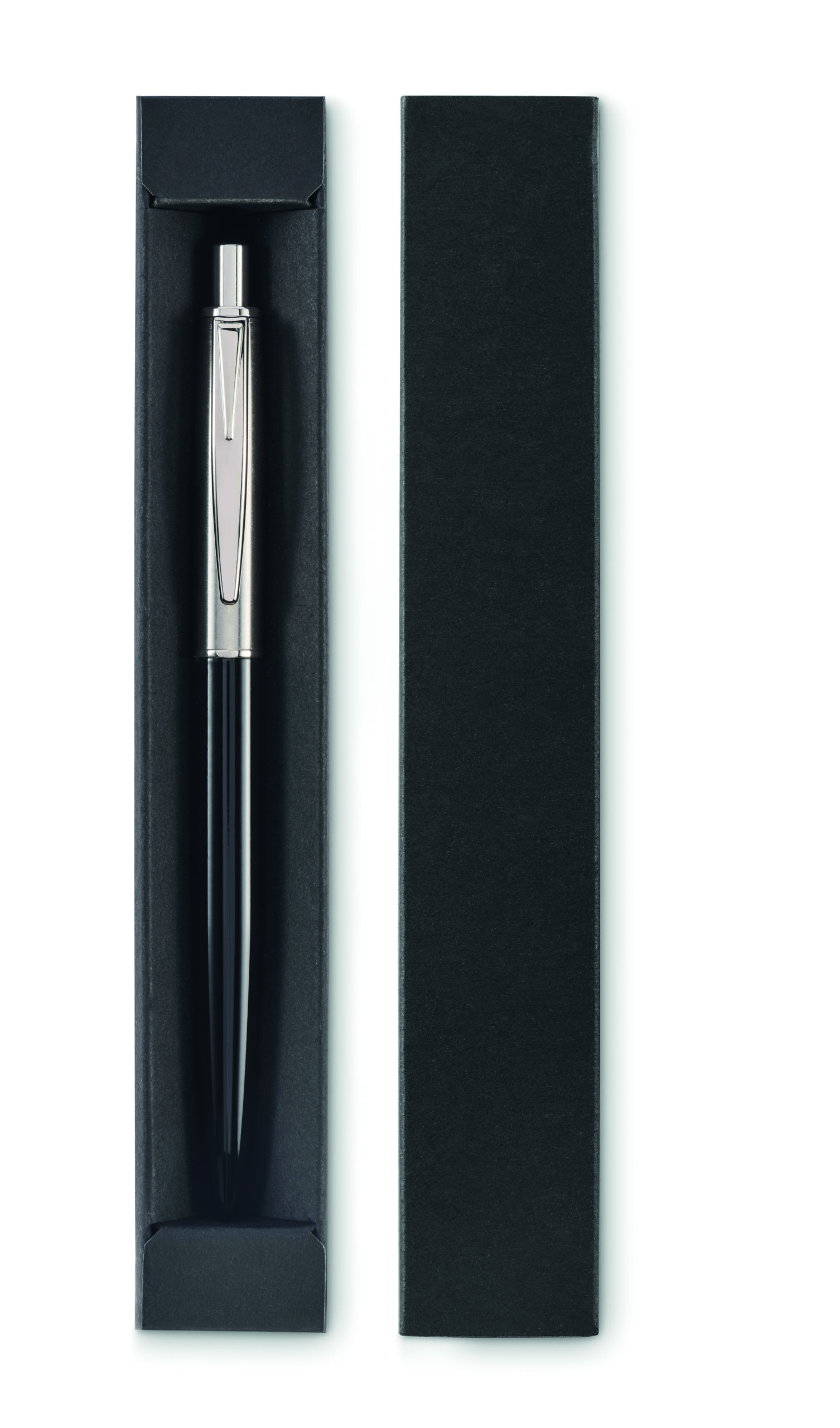 Stylo à bille acier recyclé avec boite