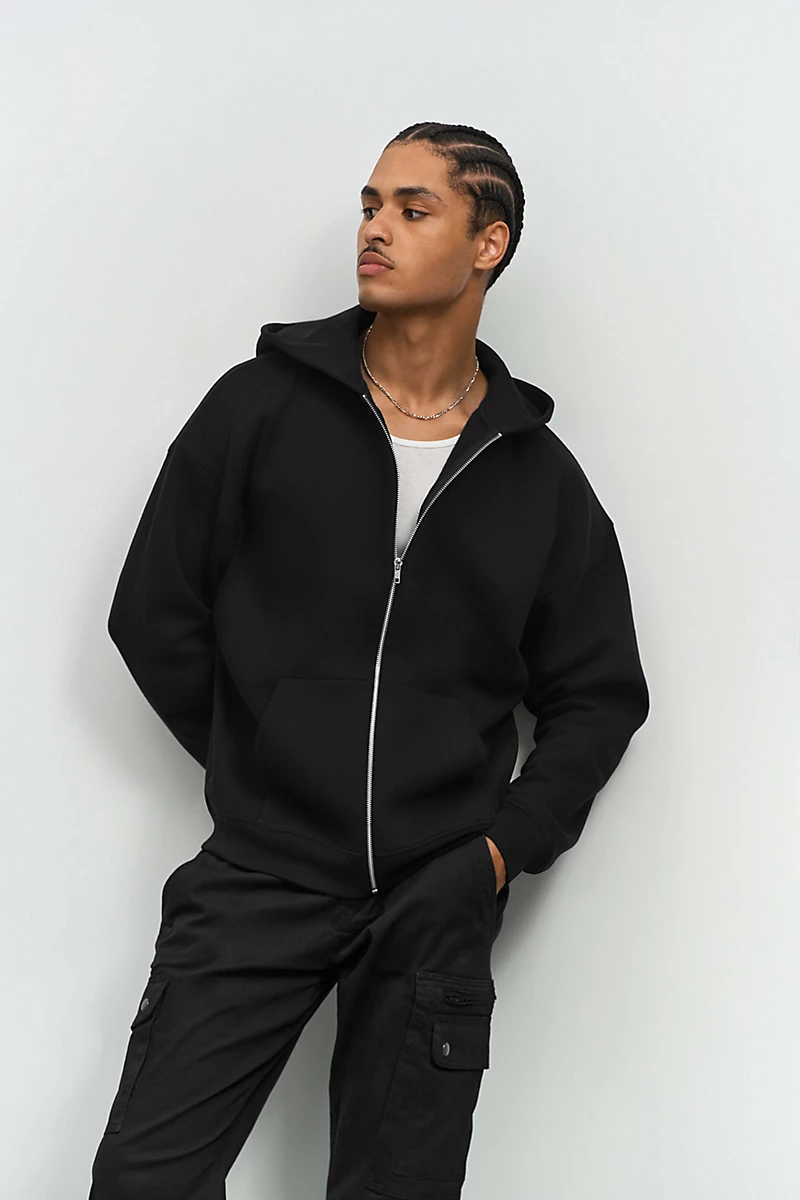 Sweat zippé 450g recyclé