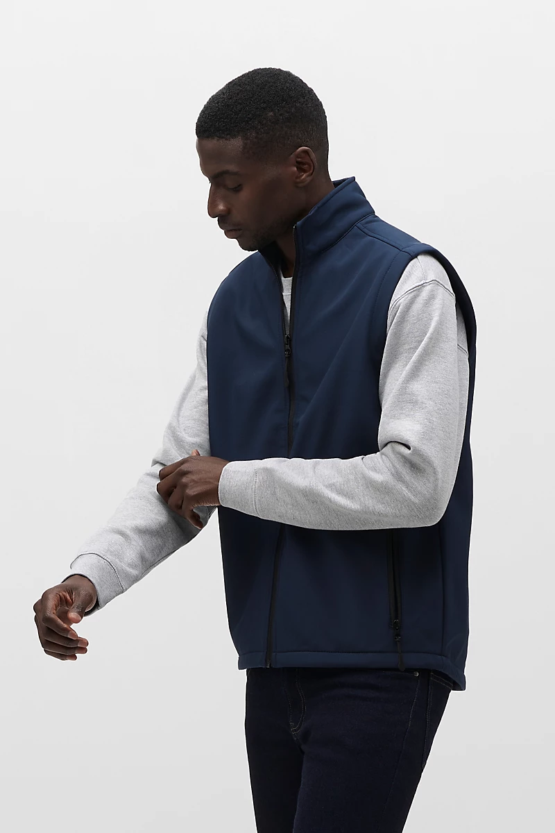 Softshell homme sans manche 2 couches