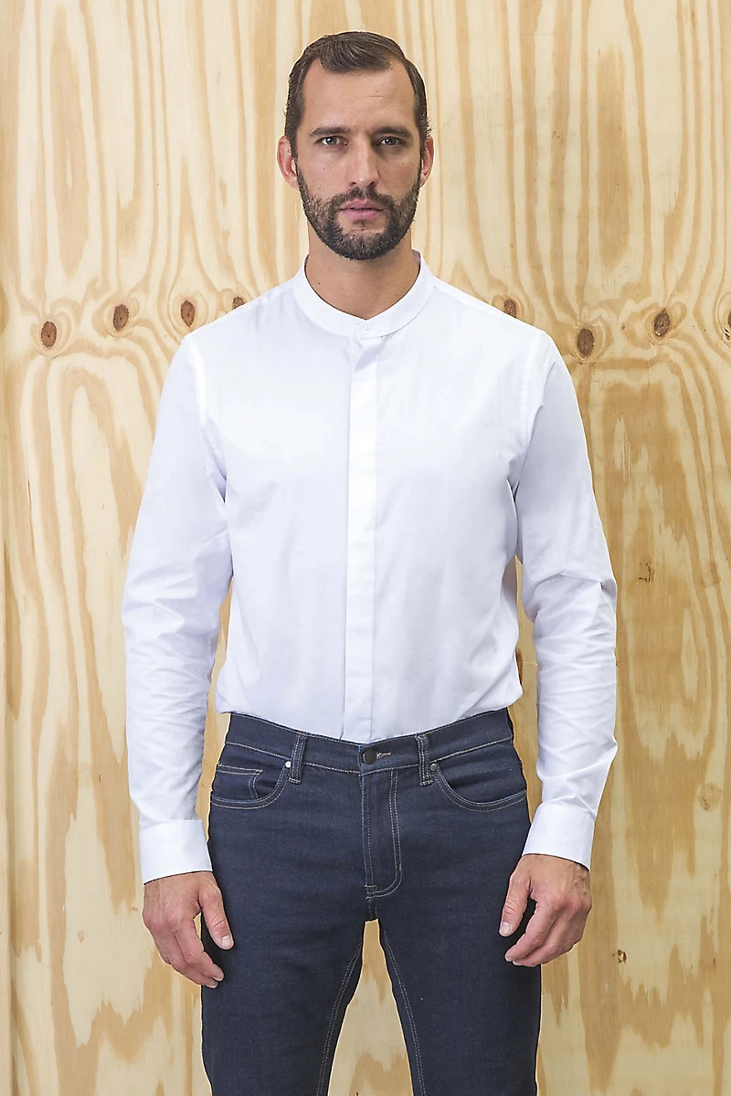 Chemise col mao