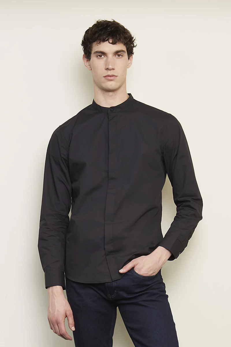 Chemise col mao