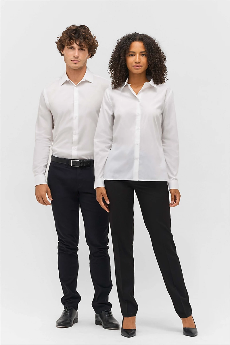 Chemise Popeline manches longues