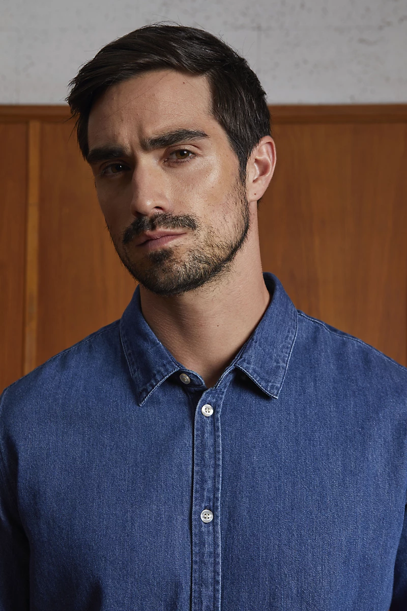 Chemise en denim haut de gamme