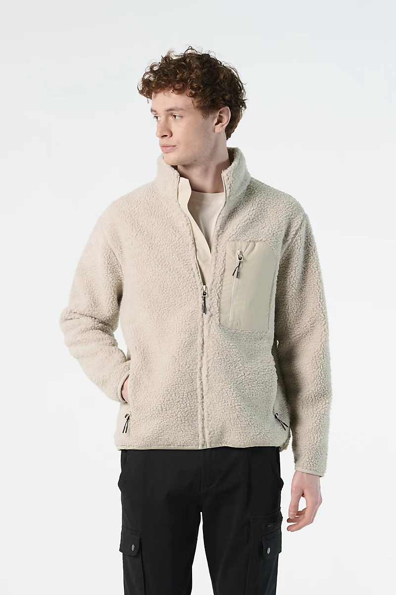 Blouson sherpa unisexe 440g